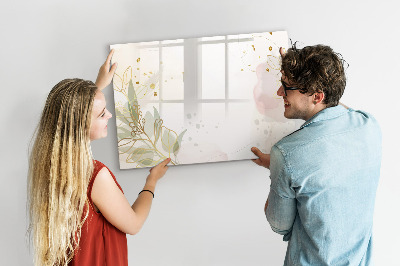 Tableau magnétique effaçable Un tableau élégant pour présenter des photos