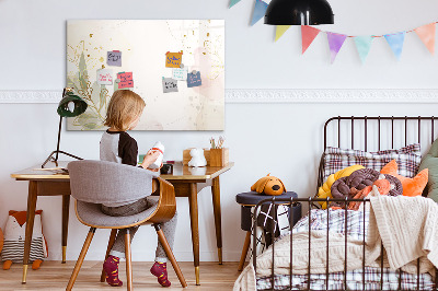 Tableau magnétique effaçable Un tableau élégant pour présenter des photos