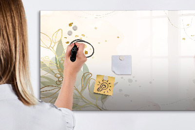 Tableau magnétique effaçable Un tableau élégant pour présenter des photos