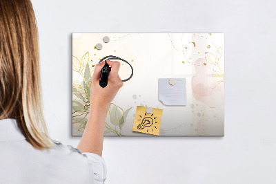 Tableau magnétique effaçable Un tableau élégant pour présenter des photos
