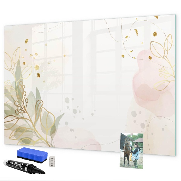 Tableau magnétique effaçable Un tableau élégant pour présenter des photos
