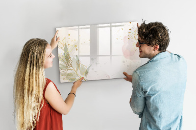 Tableau magnétique effaçable Un tableau élégant pour présenter des photos