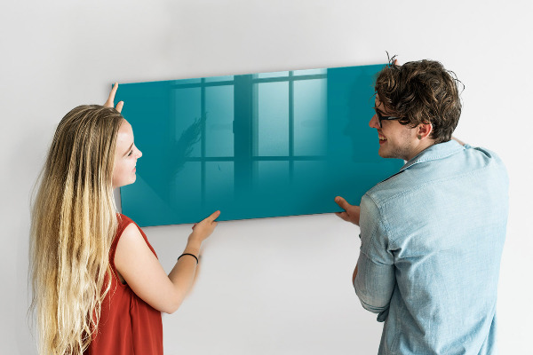 Tableau magnétique effaçable Un tableau coloré pour les notes et les photos