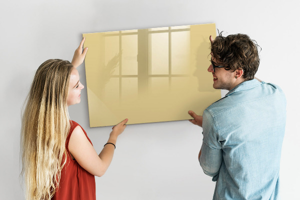 Tableau effaçable magnétique Un endroit chaleureux pour les souvenirs et les notes