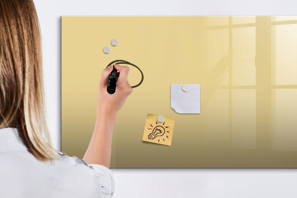 Tableau effaçable magnétique Un endroit chaleureux pour les souvenirs et les notes