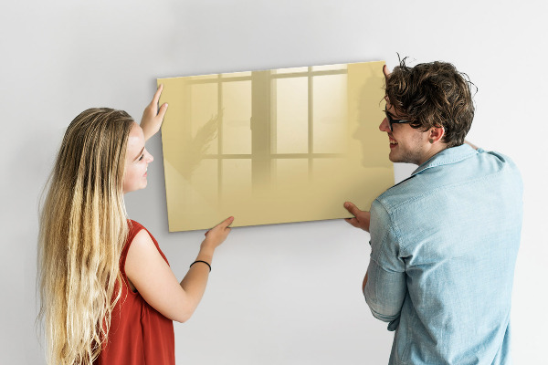 Tableau effaçable magnétique Un endroit chaleureux pour les souvenirs et les notes
