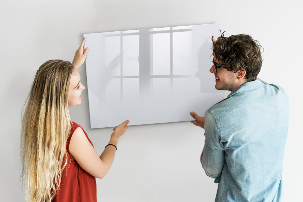Tableau magnétique effaçable Un tableau pratique pour les notes et les photos