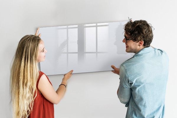 Tableau magnétique effaçable Un tableau pratique pour les notes et les photos