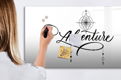 Tableau effaçable magnétique Tableau moderne pour photos et notes