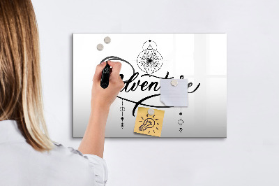 Tableau effaçable magnétique Tableau moderne pour photos et notes