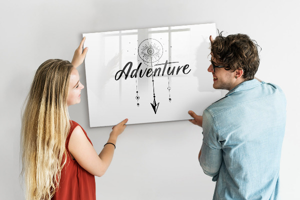 Tableau magnétique effaçable Tableau créatif pour présenter des souvenirs