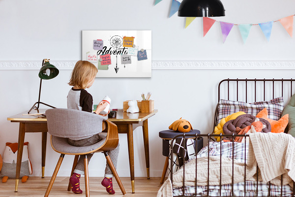 Tableau magnétique effaçable Tableau créatif pour présenter des souvenirs