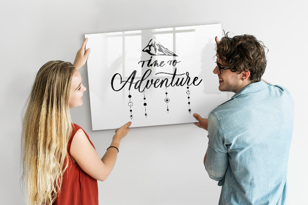 Tableau effaçable magnétique Panneau d'affichage photo créatif