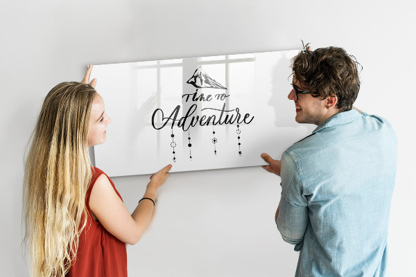 Tableau effaçable magnétique Panneau d'affichage photo créatif