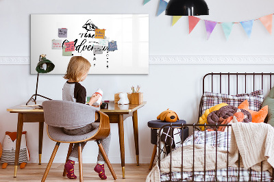 Tableau effaçable magnétique Panneau d'affichage photo créatif