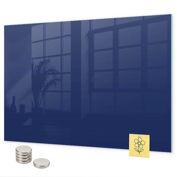 Tableau magnétique mural couleur bleu marine