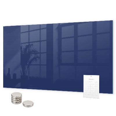Tableau magnétique mural couleur bleu marine