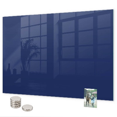 Tableau magnétique mural couleur bleu marine