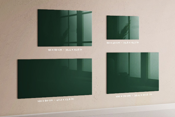 Tableau magnétique Couleur : vert bouteille