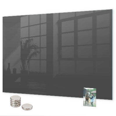 Tableau magnétique mural Couleur grise