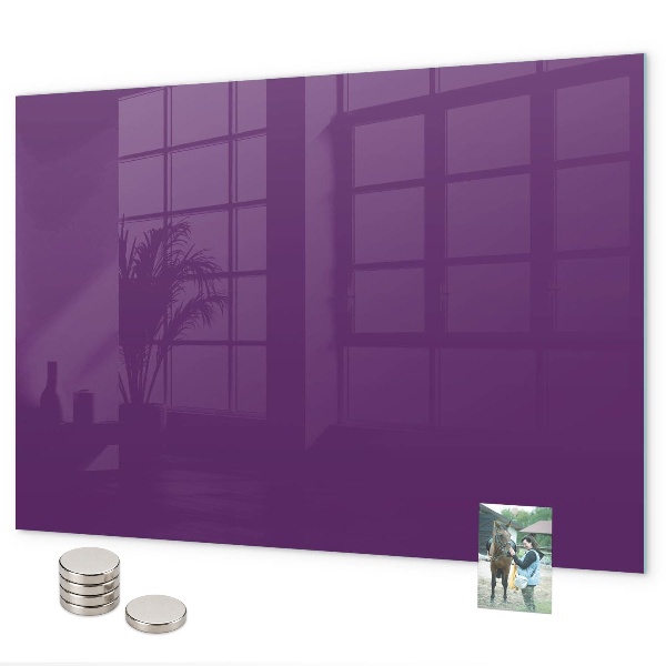 Tableau magnétique mural Violet