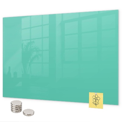 Tableau magnétique couleur turquoise