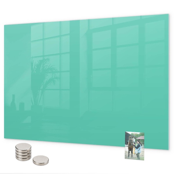 Tableau magnétique couleur turquoise