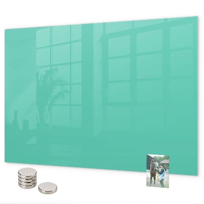 Tableau magnétique couleur turquoise