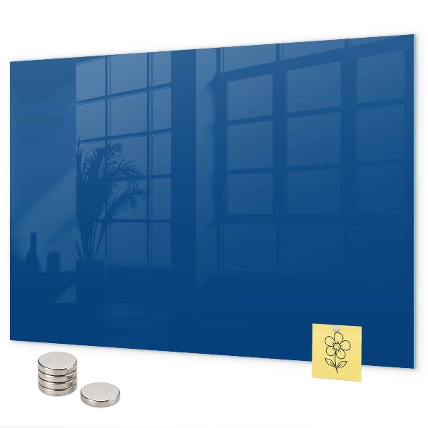 Tableau magnétique mural Couleur bleue