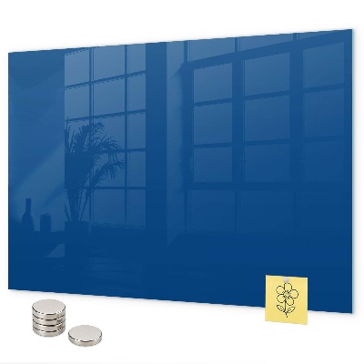 Tableau magnétique mural Couleur bleue