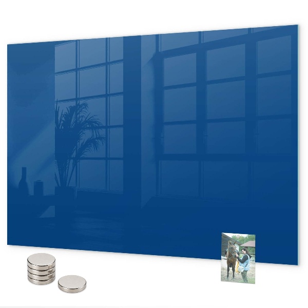 Tableau magnétique mural Couleur bleue