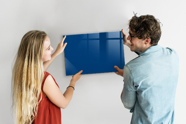 Tableau magnétique mural Couleur bleue