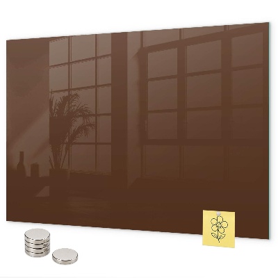 Tableau magnétique Couleur brune