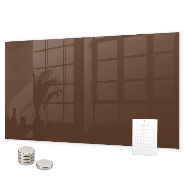 Tableau magnétique Couleur brune