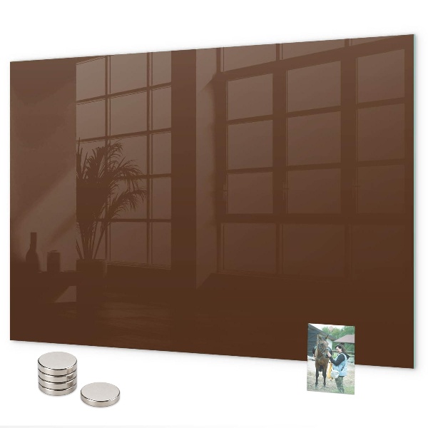 Tableau magnétique Couleur brune