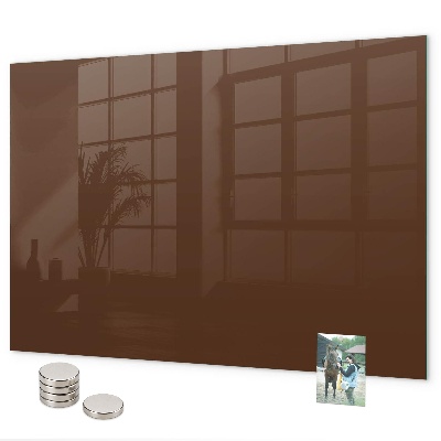 Tableau magnétique Couleur brune
