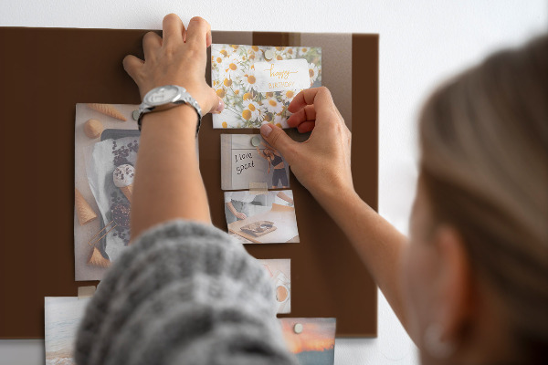 Tableau magnétique Couleur brune