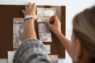 Tableau magnétique Couleur brune