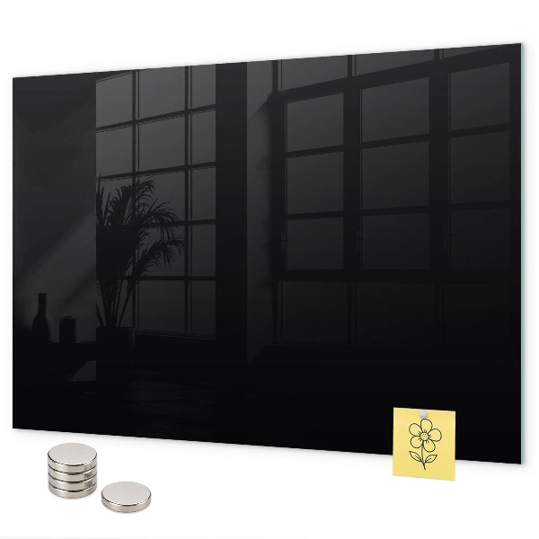 Tableau magnétique mural Couleur noire