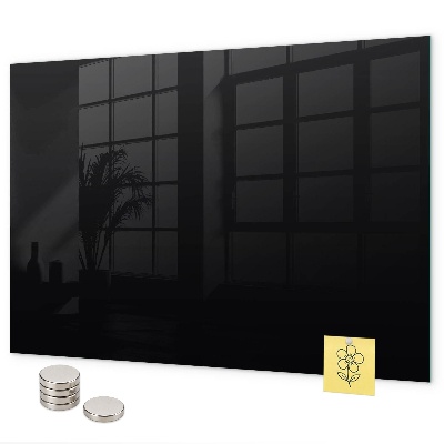 Tableau magnétique mural Couleur noire