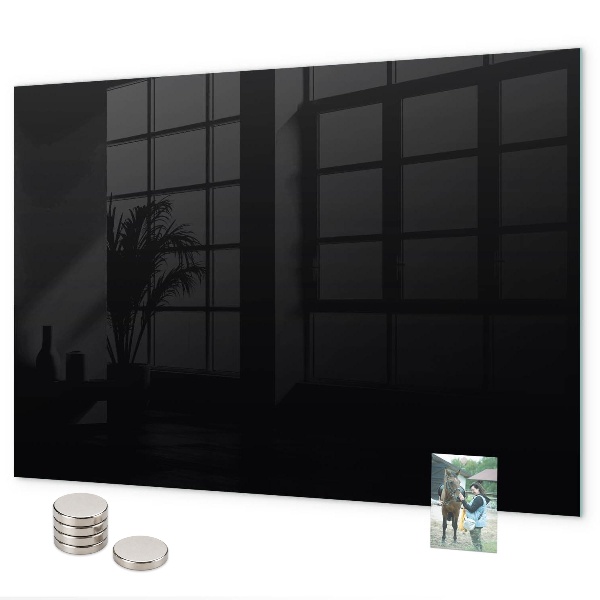 Tableau magnétique mural Couleur noire