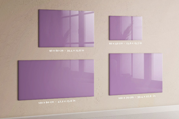 Tableau magnétique couleur lilas