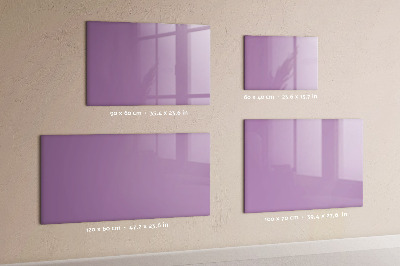 Tableau magnétique couleur lilas
