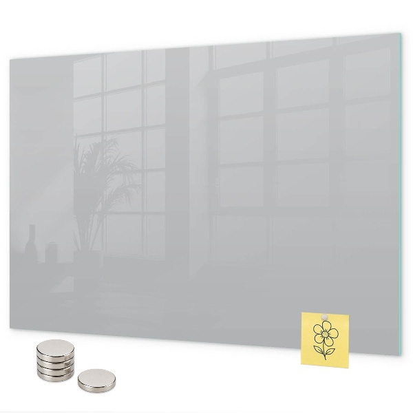 Tableau magnétique mural couleur gris clair