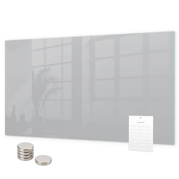 Tableau magnétique mural couleur gris clair
