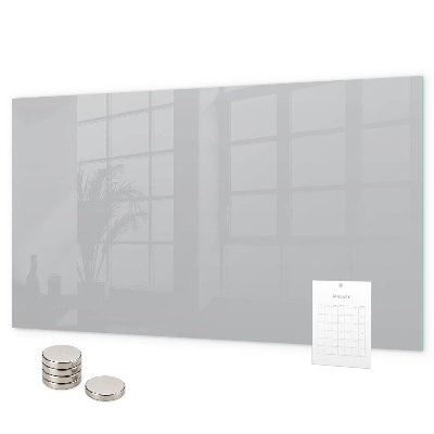 Tableau magnétique mural couleur gris clair