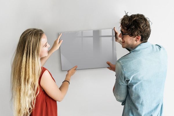 Tableau magnétique mural couleur gris clair