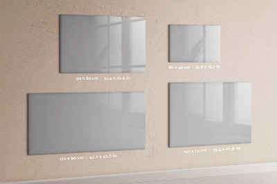 Tableau magnétique mural couleur gris clair