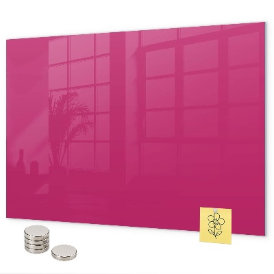 Tableau magnétique Couleur rose intense