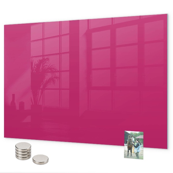 Tableau magnétique Couleur rose intense